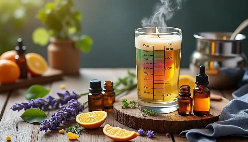 Comment doser les huiles essentielles dans une bougie parfumée ?