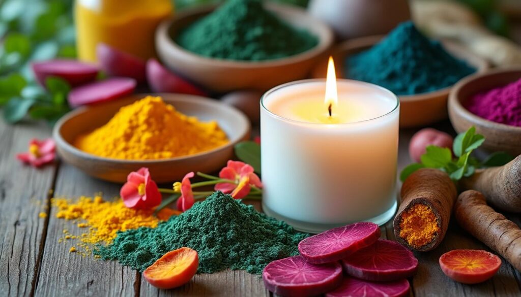 Comment colorer une bougie naturellement ?