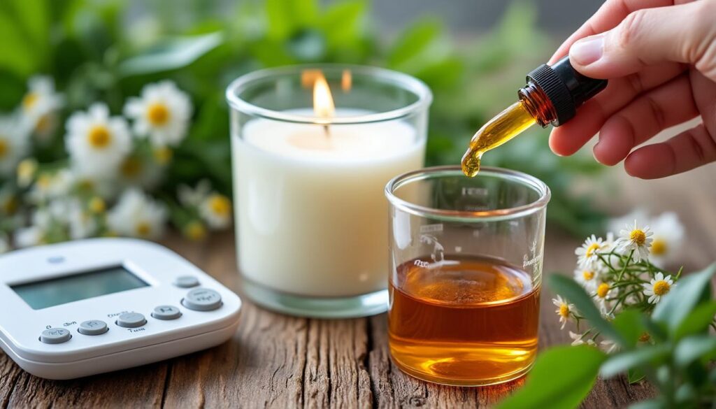 Comment doser les huiles essentielles dans une bougie parfumée ?