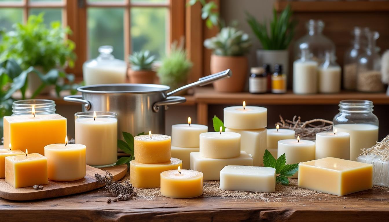 Quelle cire choisir pour faire ses bougies soi-même ?
