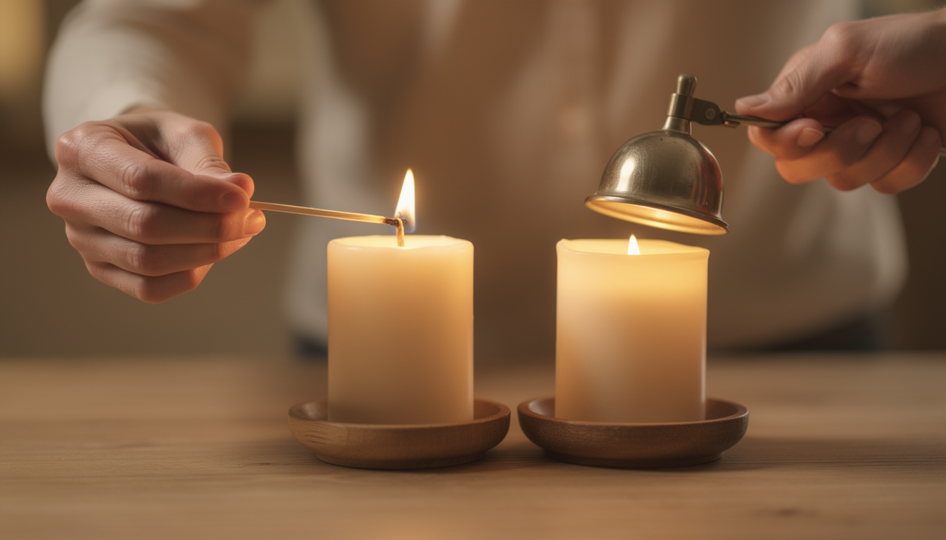 Astuces pour allumer et éteindre vos bougies en toute sécurité