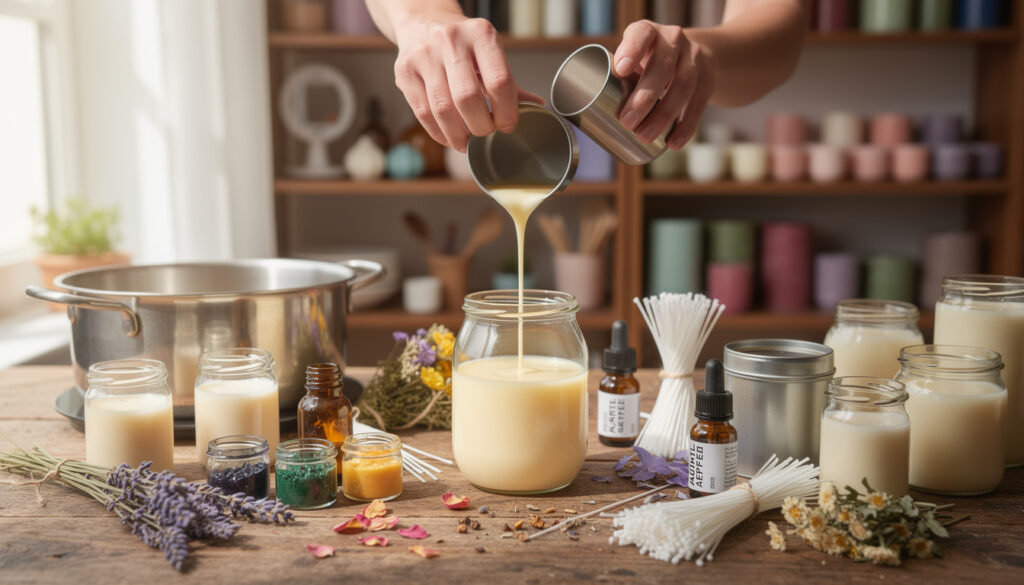 Guide complet pour fabriquer ses propres bougies à la maison