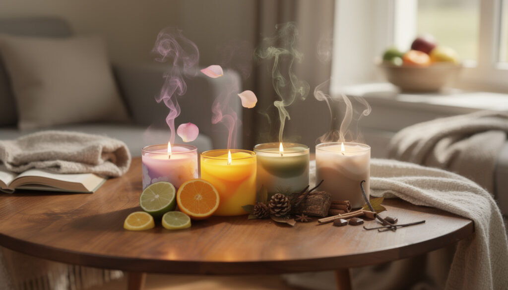 Quel parfum de bougie choisir selon vos goûts et votre humeur