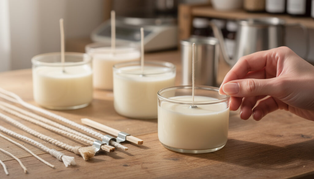 Comment choisir les mèches adaptées à ses bougies