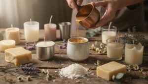 Bougies artisanales : l’art de la fabrication manuelle