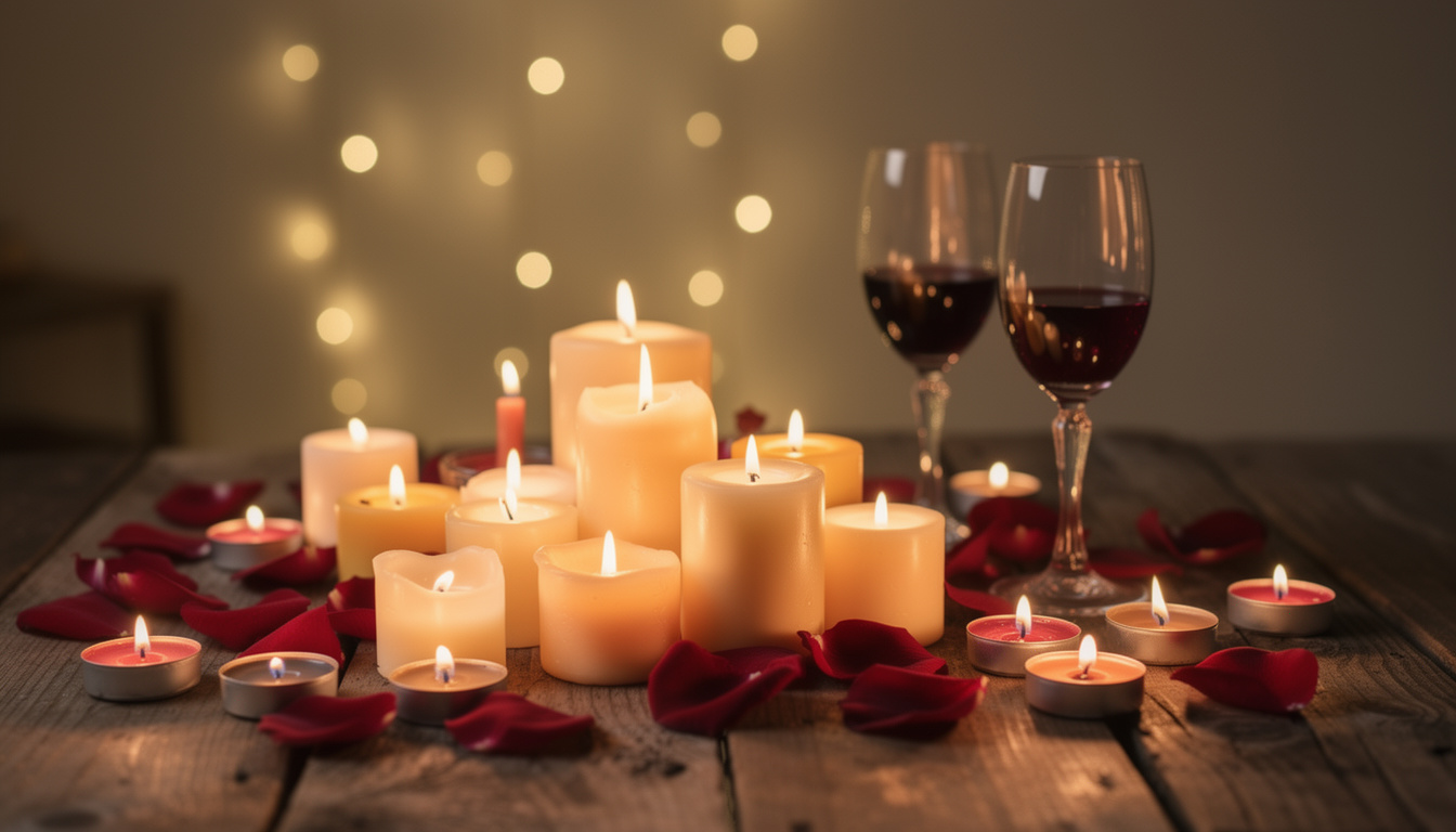 Comment créer une ambiance romantique avec des bougies