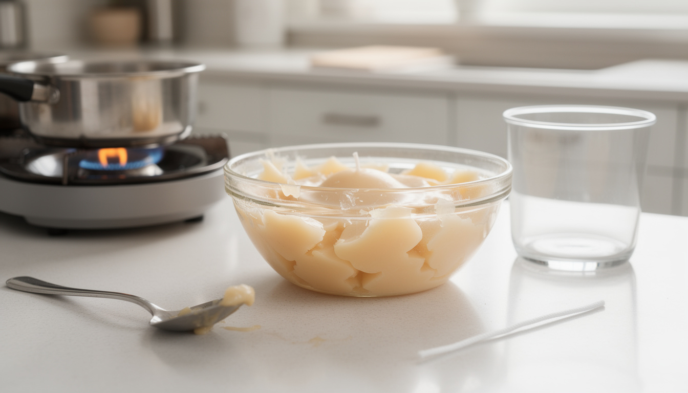 Comment faire fondre une bougie correctement pour la réutiliser