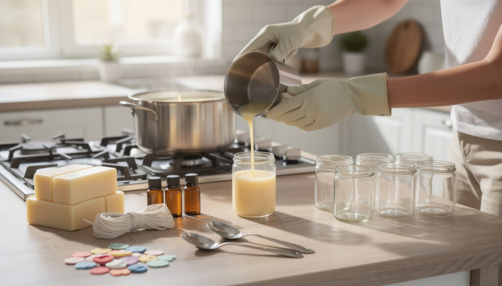 Fabrication de bougies : guide pour débutants