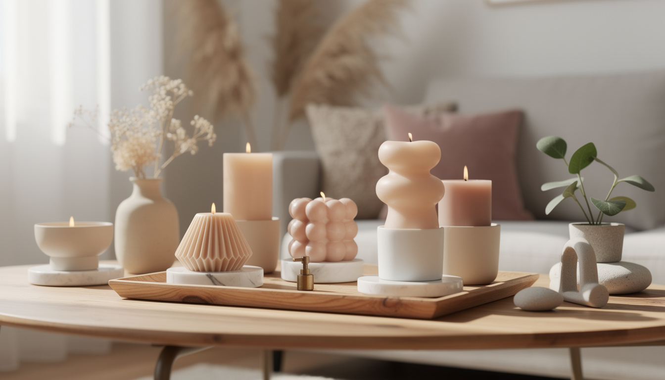Les tendances actuelles dans le monde des bougies décoratives